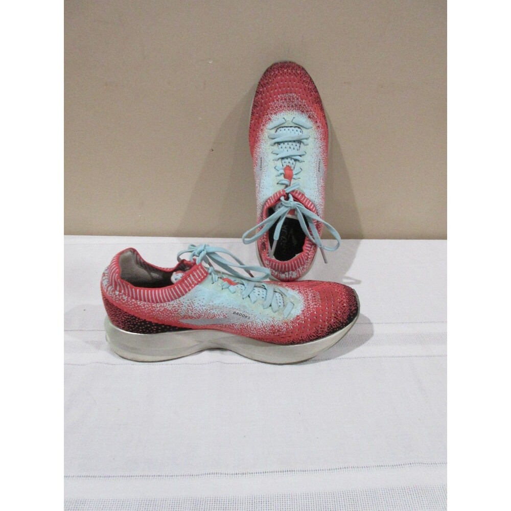 Brooks Levitate 2 Sneakers  Womens Sz 10 Med Black/Blue/Coral 1202791B872